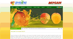 Desktop Screenshot of mysorefruits.com